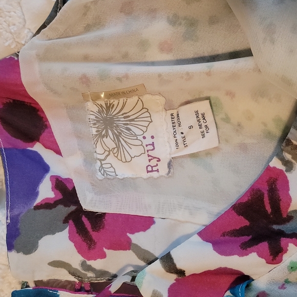 Unique layered Ryu floral dress - Picture 3 of 5